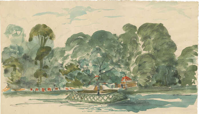 Тарханов Михаил Михайлович. В парке